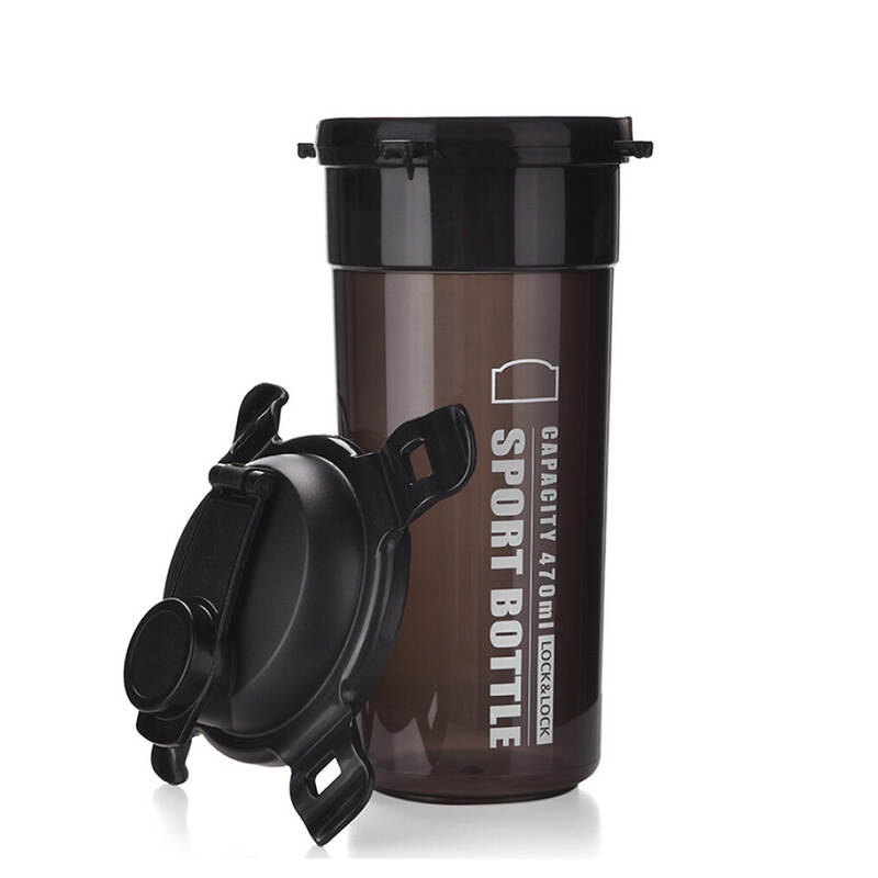 Bình Nhựa Đựng Nước LocknLock Sports Water Bottle 470ml - Màu Đen - HPL931NBK, , large image number null